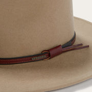 Stetson Men's Bozeman Wool Felt Crushable Cowboy Hat-Mushroom